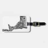 Giraffe en kalf Bagagelabel (Voorkant horizontaal)