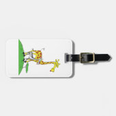 Giraffe En Zebra Bagage Labels (Voorkant horizontaal)