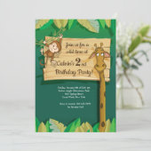 Giraffe et invitation d'amis (Debout devant)