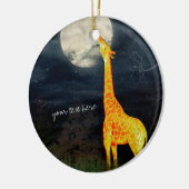 Giraffe et Lune | Décoration personnalisée (Gauche)