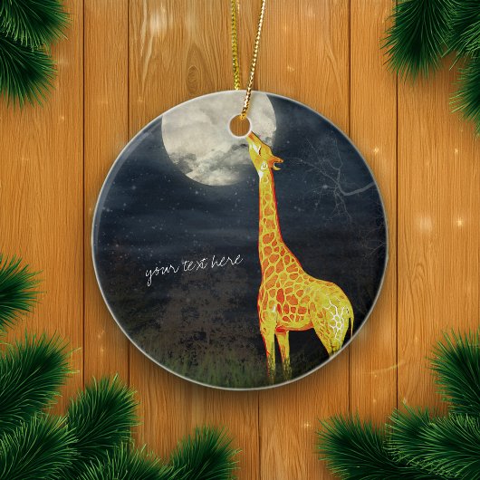 Giraffe et Lune | Décoration personnalisée