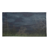 Giraffe et Lune | Paire personnalisée de taies d'o (Dos-gauche)