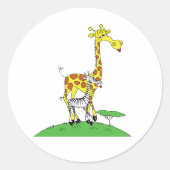 Giraffe Et Stickers Zèbre (Devant)