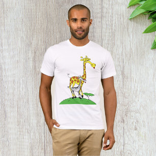 Giraffe Et T-Shirt Zebra Mens