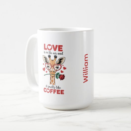 Giraffe Express Your Love Mug (Devant gauche)
