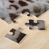 Giraffe Eye Jigzaag Puzzle Legpuzzel (Zijkant)