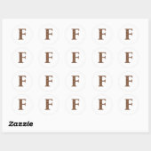 GIRAFFE F RONDE STICKER (Vel)