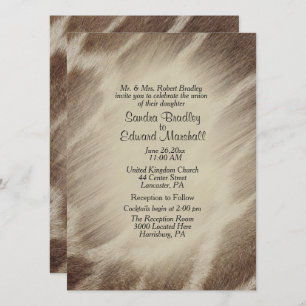 Giraffe Faire-part de mariage