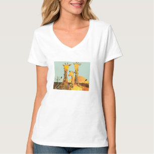 Giraffe Familie T-shirt