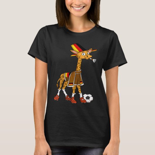 Giraffe Fan Germany T-shirt (Voorkant)