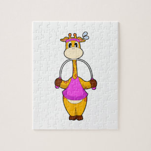 Giraffe Fitness Rope Legpuzzel