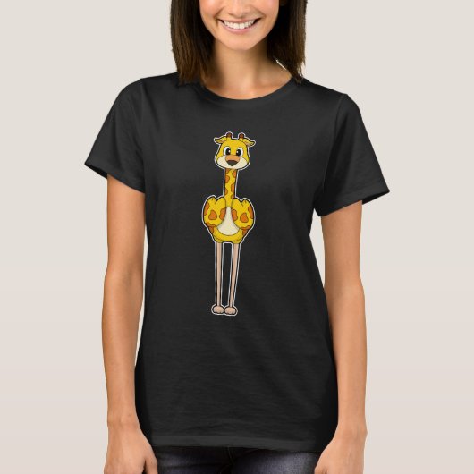 Giraffe Flamingo T-shirt (Voorkant)