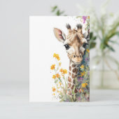 Giraffe Flat Kaart (Staand voorkant)