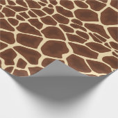 Giraffe Flecken Druck Cadeaupapier (Hoek)