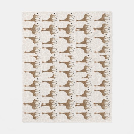 Giraffe Fleece Blanket (Voorkant)