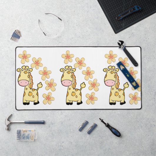Giraffe Fleur de Mat de bureau (Poste de travail)