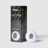 Giraffe "Fore" Golfballen (3) (Verpakking)