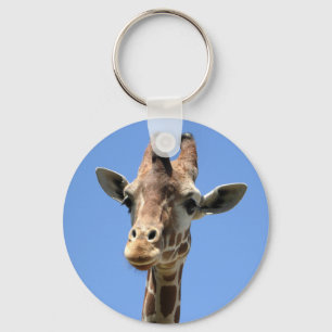 Giraffe Foto Sleutelhanger