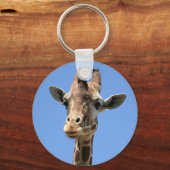 Giraffe Foto Sleutelhanger (Voorkant)