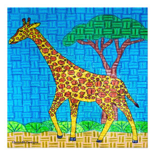Giraffe - Fotoprint Foto Afdruk