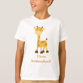 Giraffe Fun Homeschool T-shirt (Voorkant)