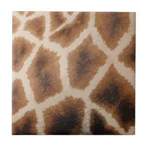 Giraffe Fur Patroon - dierlijke huid Tegeltje