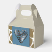 Giraffe Fur Pattern Bedankdoosjes (Achterkant)