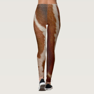Giraffe Fur Wild Animal Print Pattern Leggings