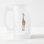 Giraffe genaamd Tip top Mok..! Matglas Bierpul (Links)
