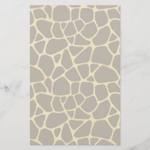 Giraffe geplaatst achtergrond briefpapier