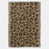 Giraffe geplaatst achtergrond deken (Voorkant Verticaal)