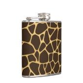 Giraffe geplaatst achtergrond heupfles (Rechts)