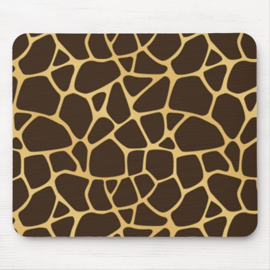 Giraffe geplaatst achtergrond muismat (Voorkant)