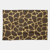 Giraffe geplaatst achtergrond theedoek (Horizontaal)