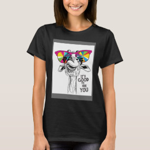 Giraffe Gezicht Mannen Dier T-shirt