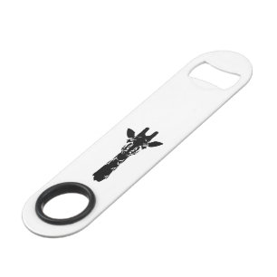 Giraffe Gezicht Silhouet Speed Flessenopener