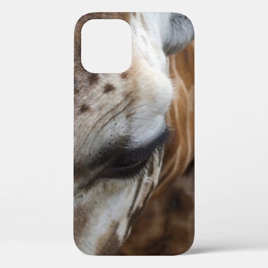 Giraffe Gezicht Telefoon Case (Achterkant)