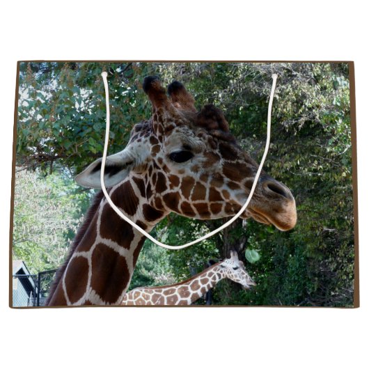 Giraffe Gift Bag Groot Cadeauzakje (Voorkant)