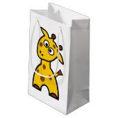 Giraffe Gift Bag Klein Cadeauzakje (Achterkant Gekanteld)
