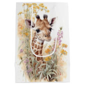 Giraffe Gift Bag Medium Cadeauzakje (Achterkant)