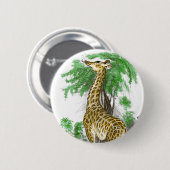 Giraffe Gifts Ronde Button 5,7 Cm (Voorkant /achterkant)