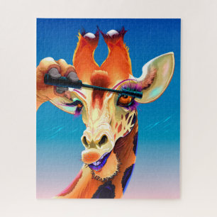 Giraffe Glamor Girl Legpuzzel