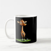 Giraffe Golf Koffiemok (Links)