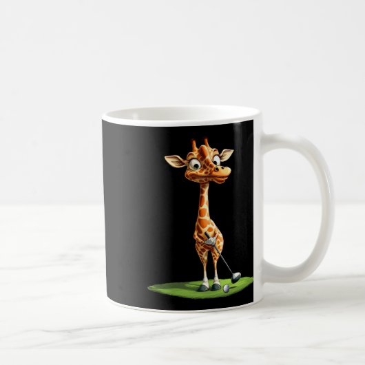 Giraffe Golf Koffiemok (Rechts)