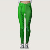 Giraffe Green Leggings (Voorkant)