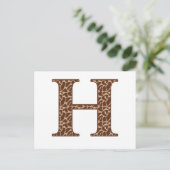giraffe-h briefkaart (Staand voorkant)