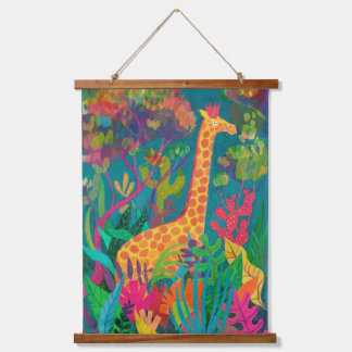 Giraffe Hangend Wandkleed