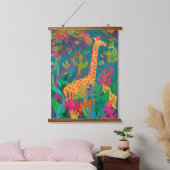 Giraffe Hangend Wandkleed (Slaapkamer)