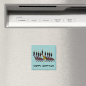 Giraffe Hannukah Menorah Magnets (In Situ (Lave-vaisselle))