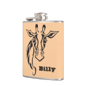 Giraffe Head Tattoo Art Heupfles (Links)